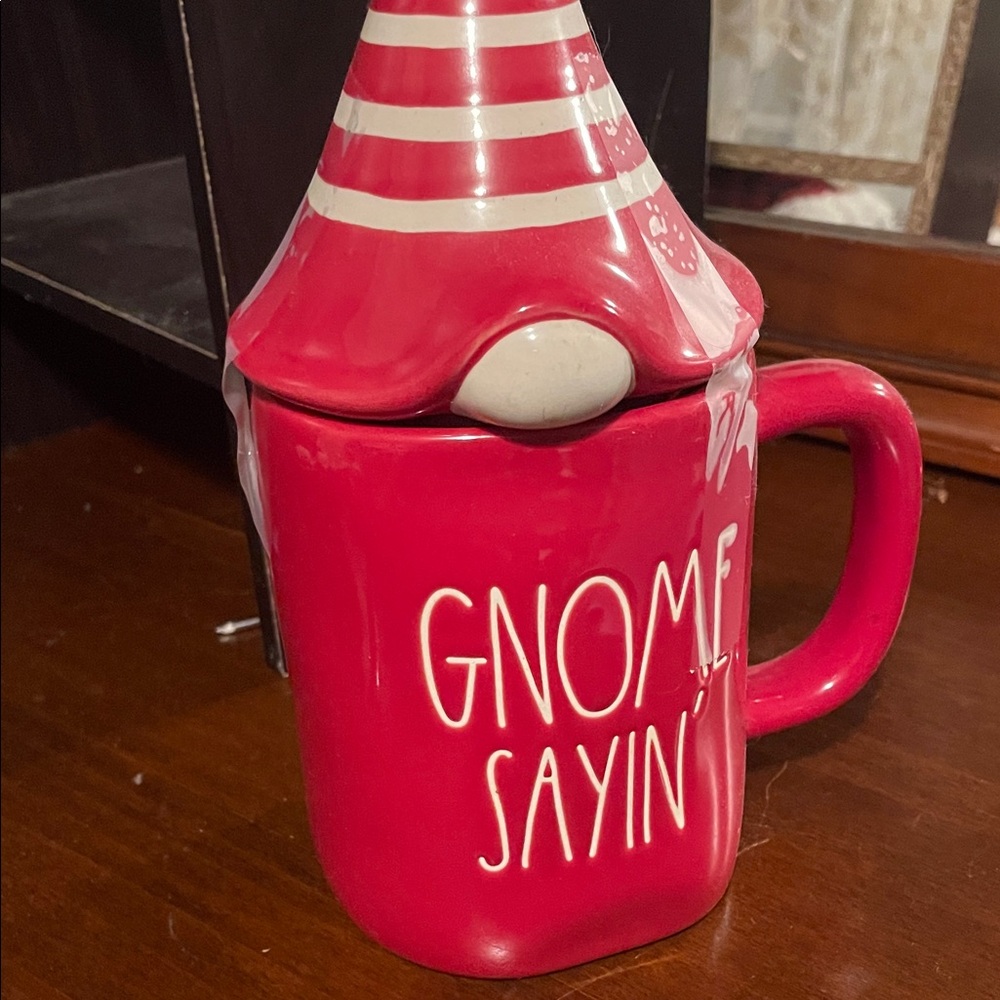 Rae Dunn Red Gnome Sayin' Mug